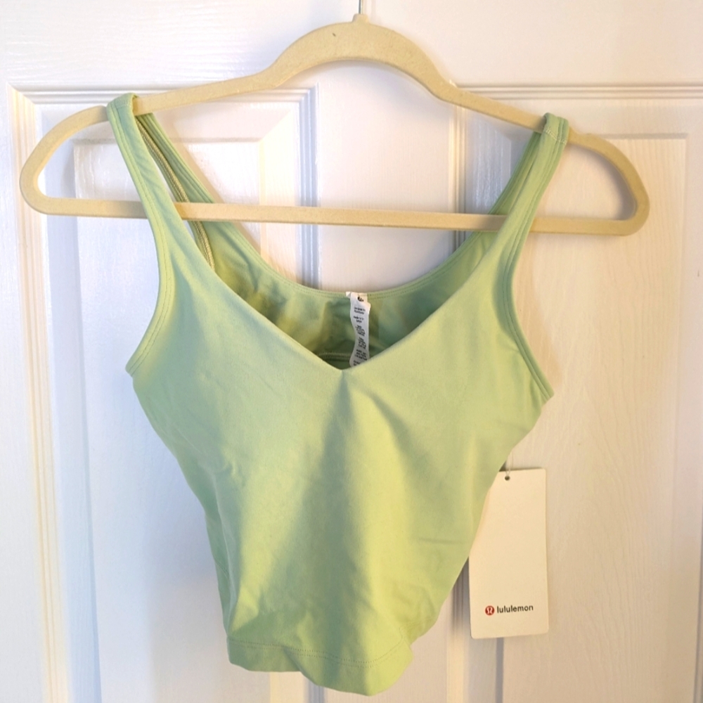 NWT Lululemon Align Tank Cream Mint Size 6